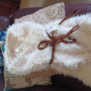 White Fur Vest By Justice Size 20 Kids/Juniors